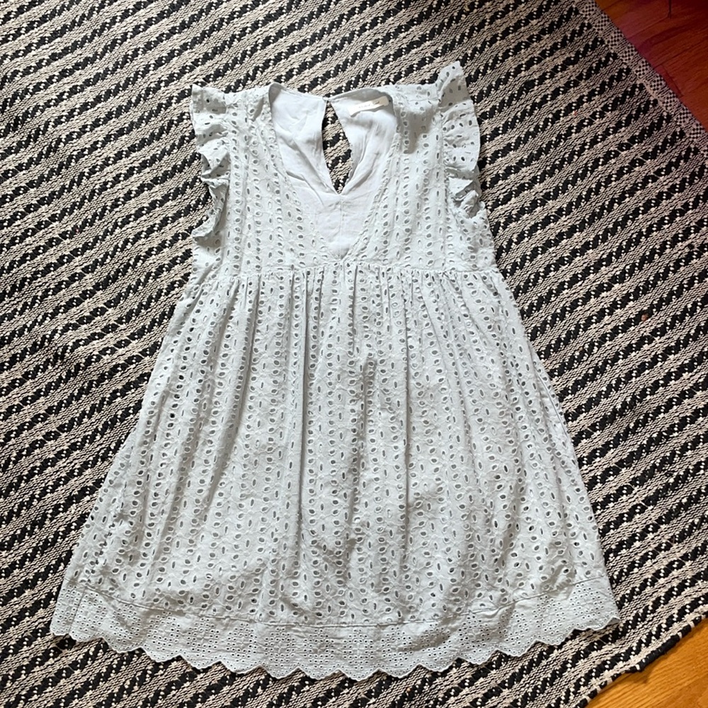 Baby blue dress